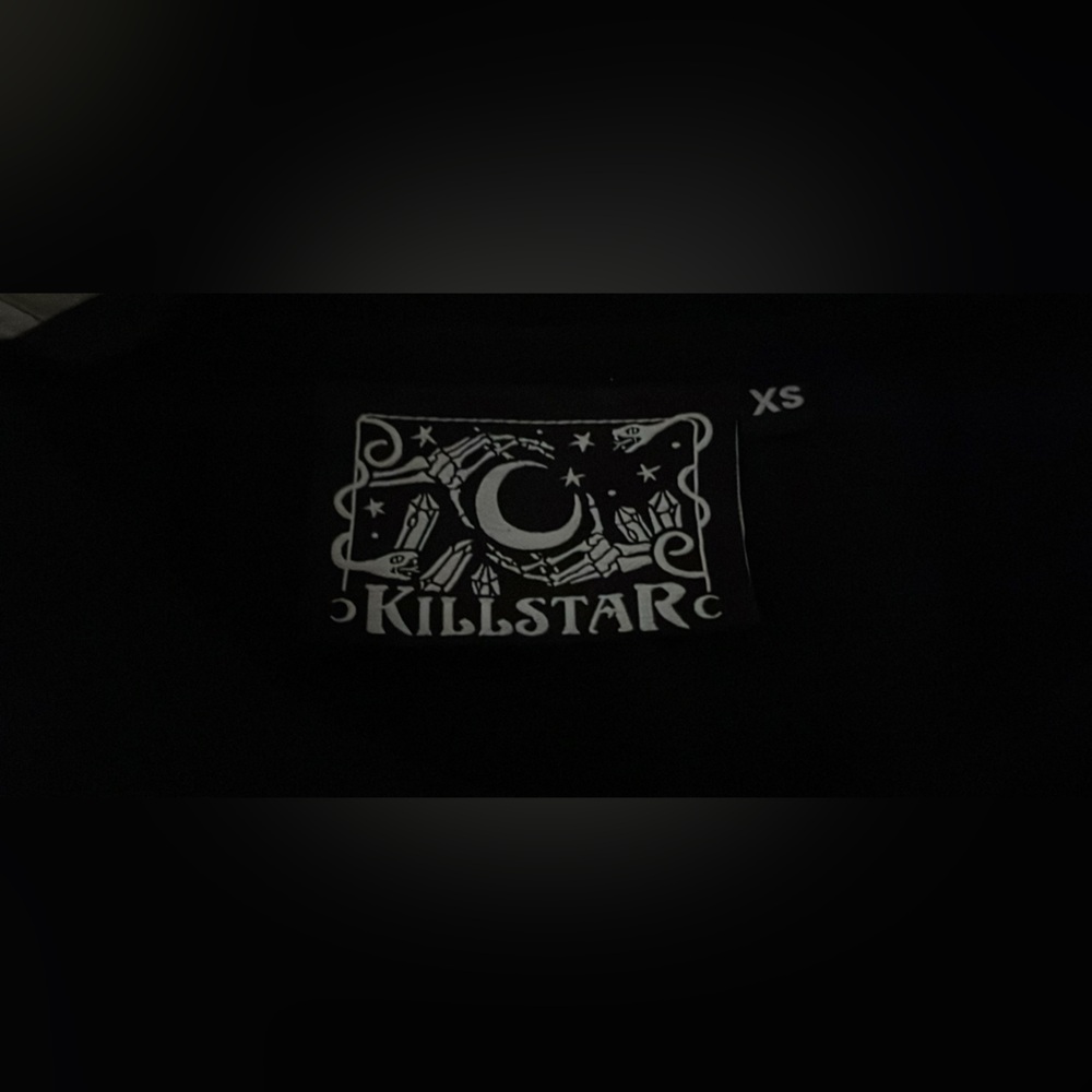 Killstar Black and White 'Love Hurts' Graphic Tee - Picture 2 of 3